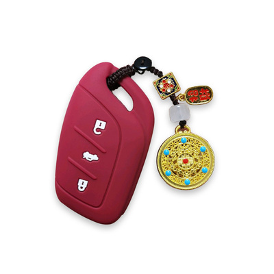 适用名爵MG4钥匙套MG6硅胶包女扣