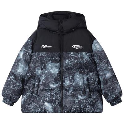 MUCMUKN童装 冬装高充绒强防水90安心绒星空印花羽绒服男童