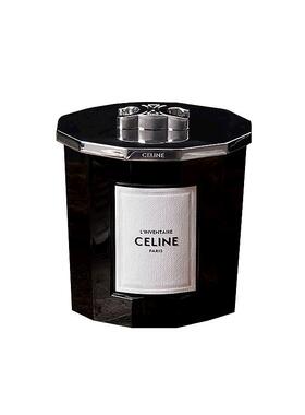 欧洲直邮Celine思琳高定香薰蜡烛的银色盖子徽标刻印时尚简约