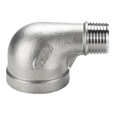 304不锈钢90度弯头内外丝变径