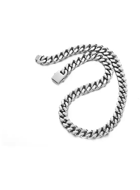 钛钢古巴链情侣款不掉色