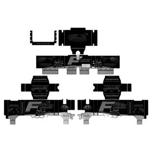 适用于升仕703F原厂萝卜三箱尾箱边箱保护贴纸贴画贴膜改装配件