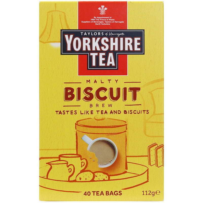英国茶yorkshire tea红茶约克夏饼干茶包奶茶英式下午茶自制奶茶