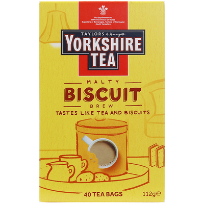 英国茶yorkshire tea红茶约克夏饼干茶包奶茶英式下午茶自制奶茶