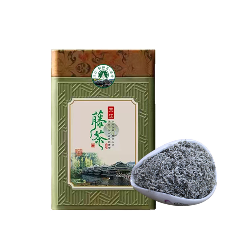 广西三江藤茶铁罐礼盒装
