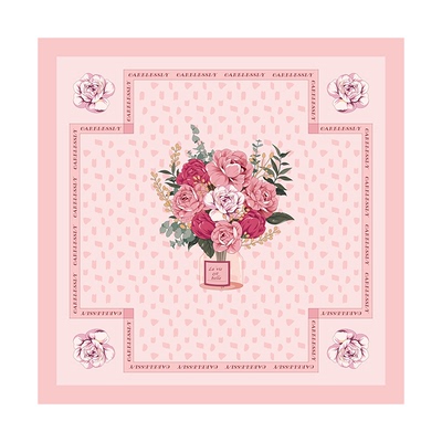 CARELESSLY春夏印花丝巾大方巾女