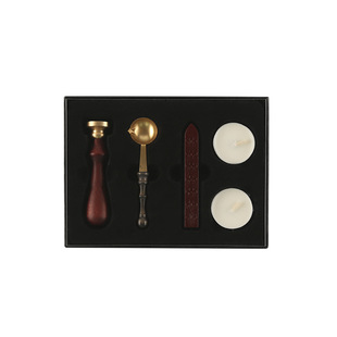 复古封印火漆印章祝福语玫瑰四叶草印章蜡条信封封口火漆条套装