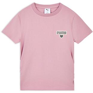 修身粉色BabyTee短袖运动T恤女款PUMA彪马官方新款夏季上衣696373