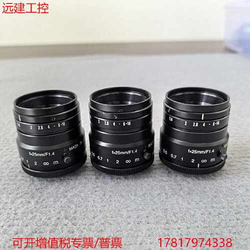 议价远建 KEYENCE/基恩士CA-LHW25 f25mm/F1.4工业C口镜头 9新完