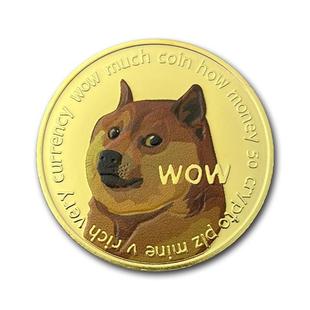 狗狗币金币收藏纪念幸运币虚拟币纪念章比特以太坊送朋友礼物玩具