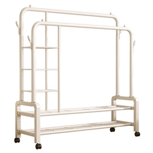 晾衣架落地卧室衣帽架家用室内挂衣架阳台晒衣架出租屋简易衣杆架