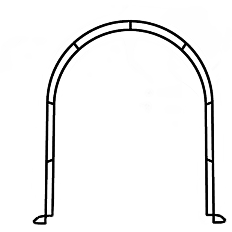 新款拱门花架月季爬藤架蔷薇葡萄架丝瓜铁线莲花支架户外庭院架子