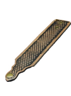 创意杀马特蛇皮纹印记朋克皮手链