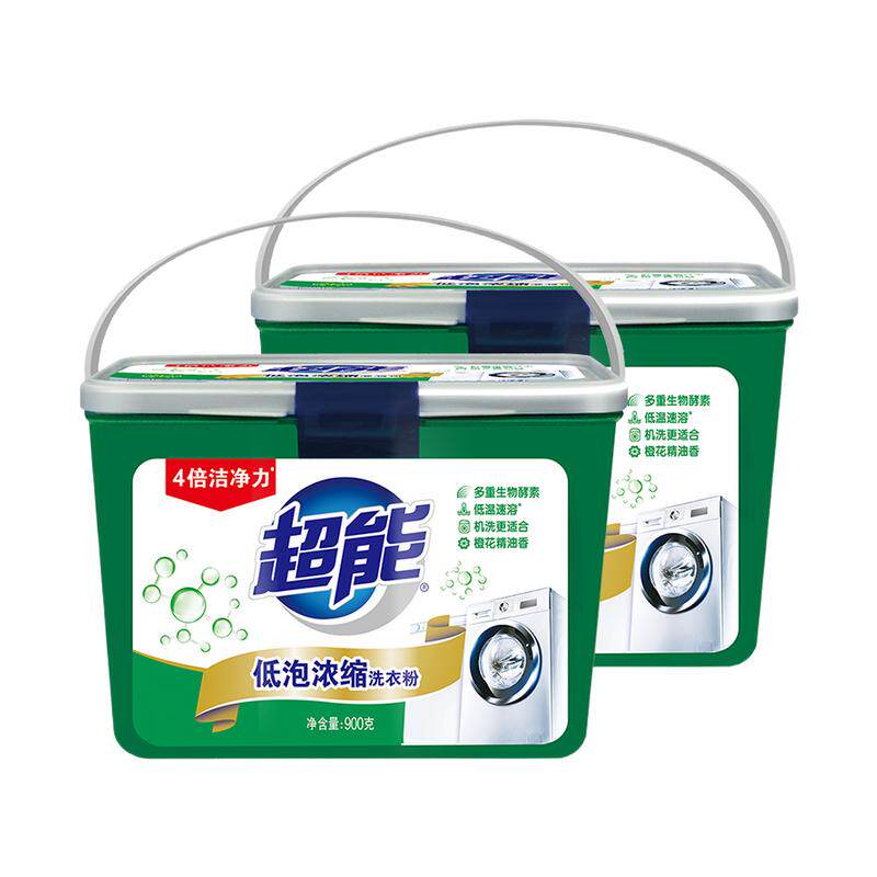 超能浓缩洗衣粉低泡速溶机洗专用