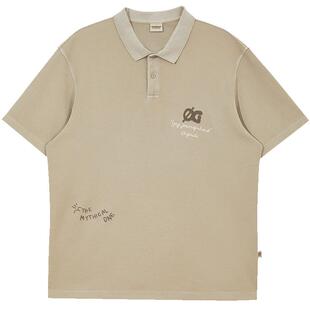 杰克琼斯夏季纯棉翻领胸口字母刺绣休闲短袖男士POLO衫男款男装