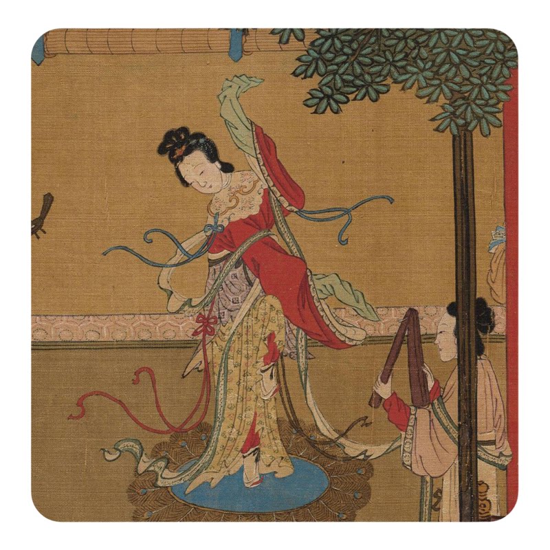 仇英汉宫春晓图克里夫兰本仕女画