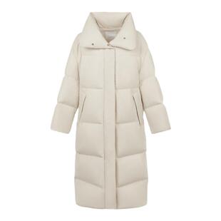 朗姿霍尔多巴吉白鹅绒中长款显瘦羽绒服外套高级感上衣女士冬新款