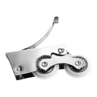 衣柜推拉移门凸轮玻璃隔断木门浴室双子轮轨道滚轮厨房滑轮双凹轮