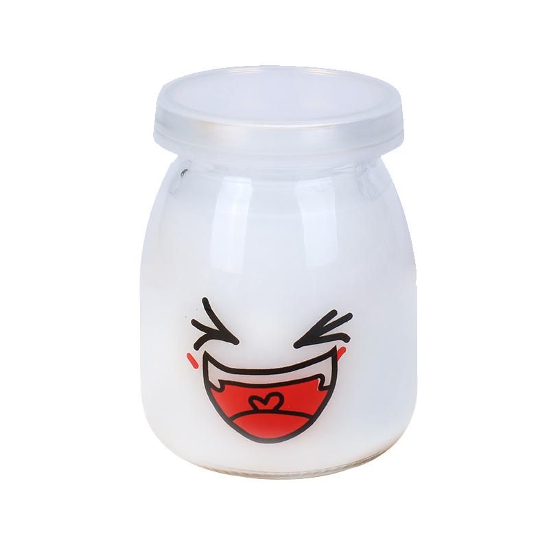 布丁瓶玻璃慕斯杯带盖烤箱用可爱