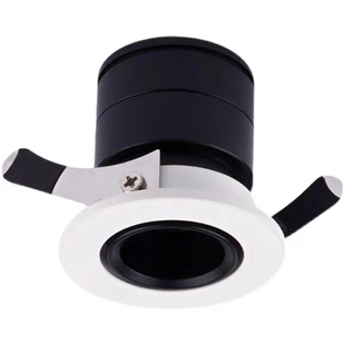 小光束聚光射灯5瓦开孔4cm嵌入式酒吧餐桌博物馆展柜小角度牛眼灯