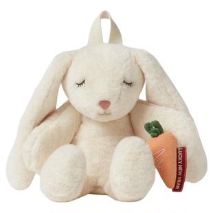 胡萝卜大白兔儿童双肩包2026新款生日礼物可爱卡通幼儿园女童背包