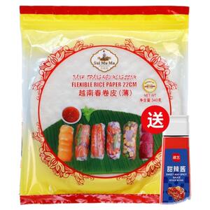 越南春卷皮进口水妈妈低脂薄饼晶