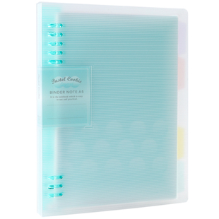 官方旗舰店 日本kokuyo国誉柔光淡彩曲奇活页本外壳可拆卸笔记本B5轻薄记事本A4螺旋活页纸大容量简约线圈本