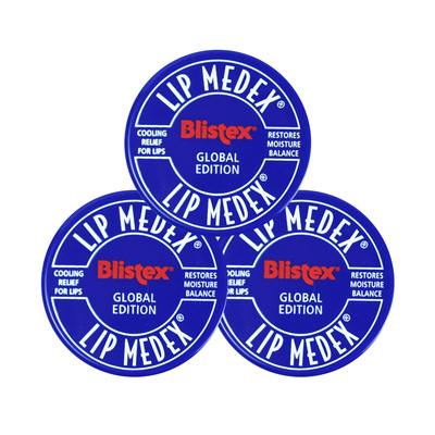 滋润唇膏百蕾适补水保湿小蓝罐