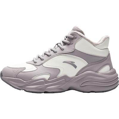 安踏女鞋冬季新款加绒加厚棉鞋