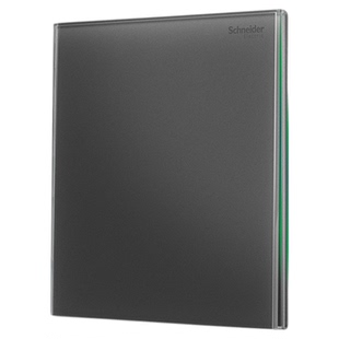 【新品】施耐德旗舰店开关插座五孔家用墙开超薄钢化玻璃面板致铂