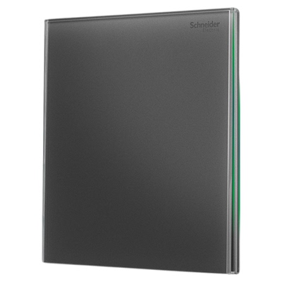 【新品】施耐德旗舰店开关插座五孔家用墙开超薄钢化玻璃面板致铂