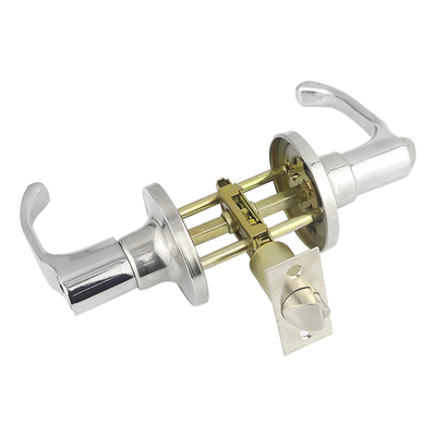 把手彩钢门铝合金三杆锁带钥匙