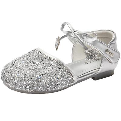 百丽童鞋公主风包头凉鞋女秋季新款舞台圆头外穿凉鞋88795C75