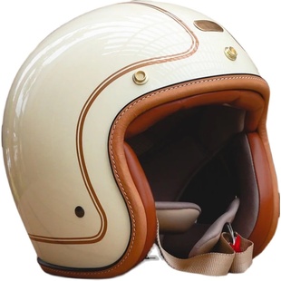 台湾PENGUIN凯旋机车3/4半盔 vespa幼兽男女款小盔体海鸟复古头盔