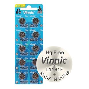 vinnic松柏LR1130 L1131F LR54 AG10儿童发声玩具书1.5V纽扣电池