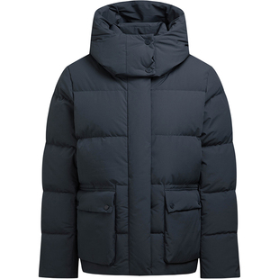 【保暖安心绒】暇步士女装2025冬季新款轻量无压保暖立领羽绒服