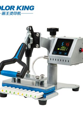 Heatpress machineCH1802小型手动摇头十工位笔机设备机器印笔