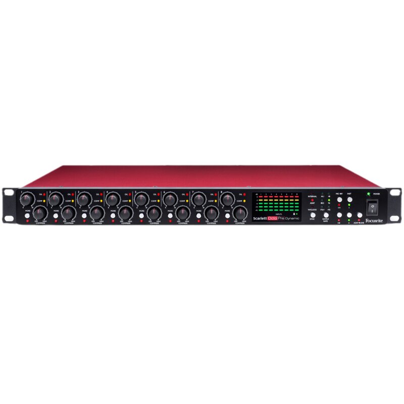 福克斯特Focusrite Scarlett Octopre Dynamic 8通道话放带压缩器