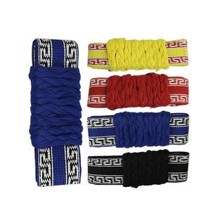 包邮练功带纯棉武术带太极舞蹈腰带戏曲板带护腰带瑜伽带加宽加厚