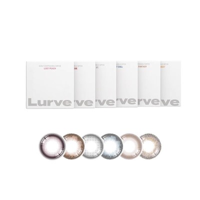 【秒杀】Lurve美瞳日抛彩色隐形眼镜6片装大小直径