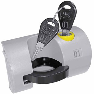 商用雨伞架锁头烤漆雨伞架带锁钛金伞架锁小大锁头12头锁可做统匙