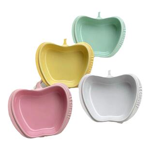 法国le creuset 酷彩 炻瓷 苹果 造型 水果 盘 烤盘 多色 美食