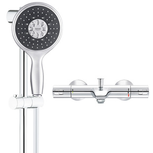 高仪原装进口瑞雨130四键11式富氧雨淋按摩智能恒温淋浴花洒套装