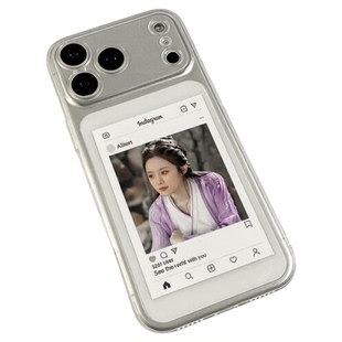 ins风照片打印可放手机壳后面的小卡片框diy定制高清洗相片塑封膜