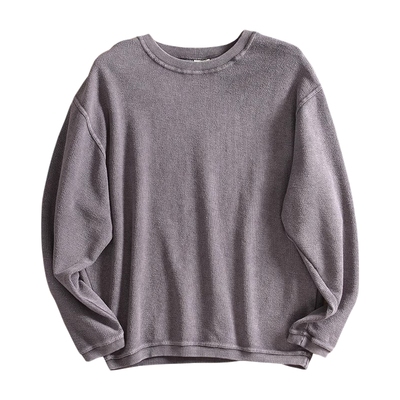 出口单美式复古男士卫衣