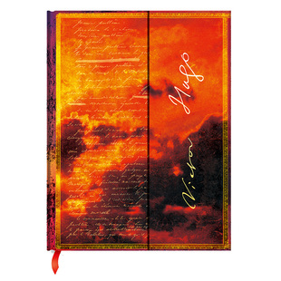 【停产复刻款】paperblanks佩兰克笔记本本子维克多雨果日记本手账本阅读摘抄本复古高颜值生日礼物悲惨世界