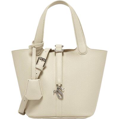 百思图25秋新款通勤水桶包女