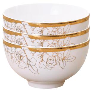 10个装碗餐具饭碗陶瓷碗小碗米饭碗吃饭碗碗具家用单个新骨瓷欧式