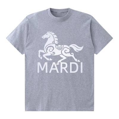 Mardi2026早春新款马年短袖t恤女