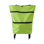 购物袋带轮袋子便携买菜小拉车可折叠拖轮女大容量清仓送长辈节庆